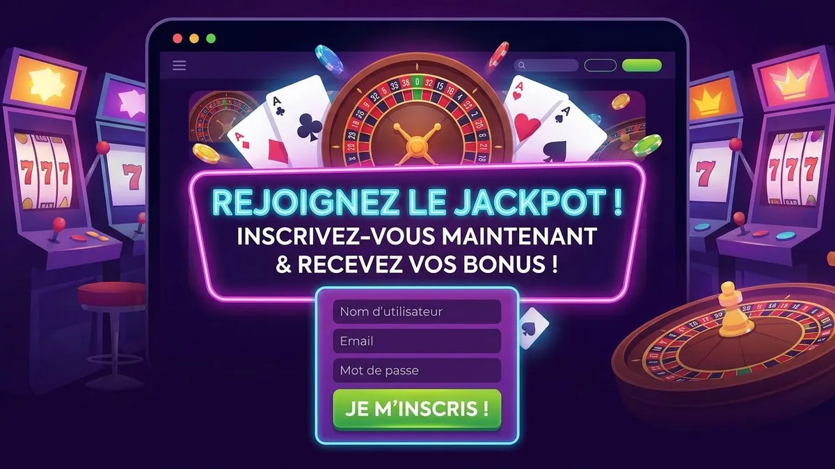 Inscription avec bonus